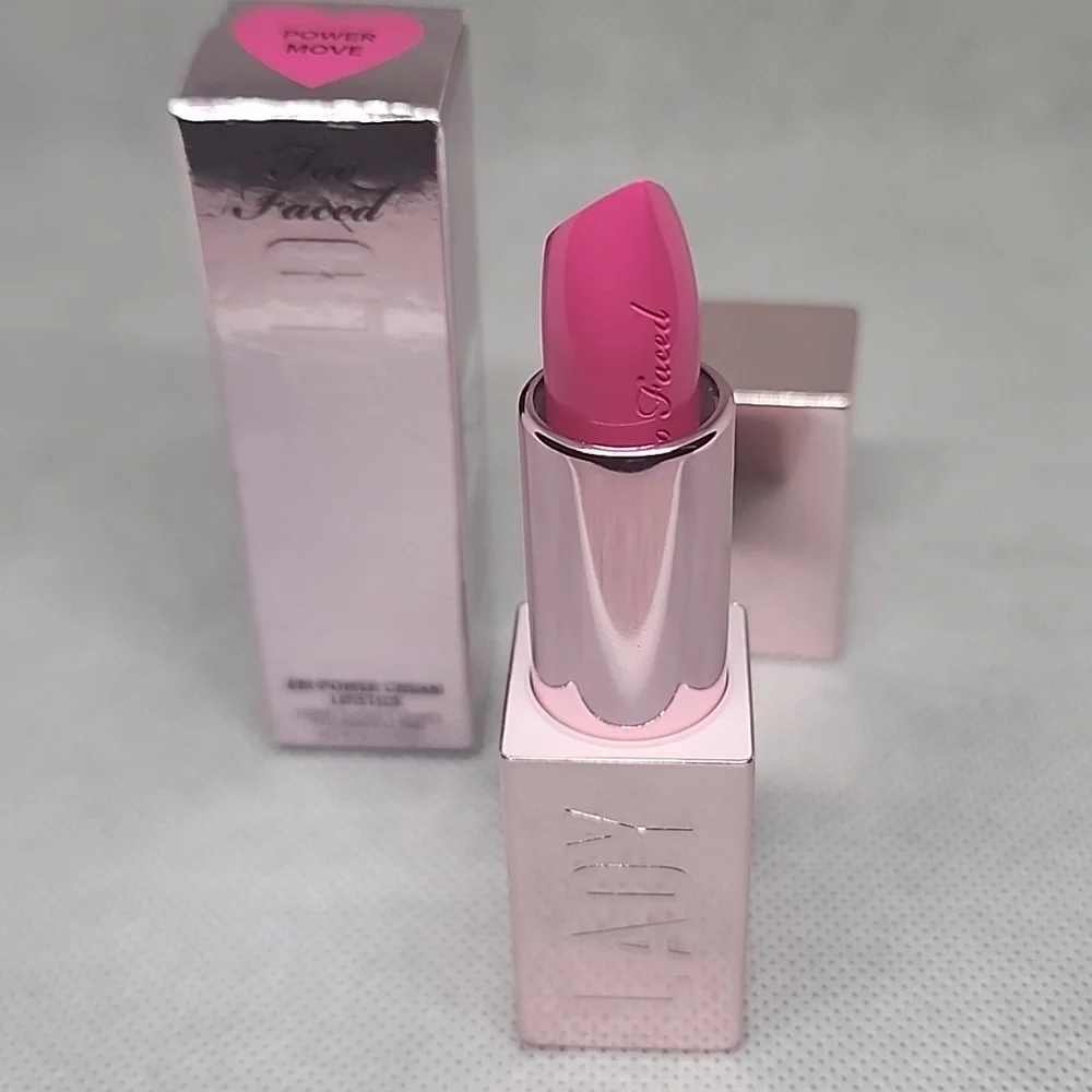 TooFACED LADY BOLD EM-POWER CREAM LIPSTICK (NIB) - Picture 3 of 4